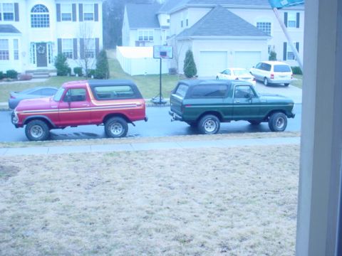 1979 Ford Bronco - On the street with my brother's '79...