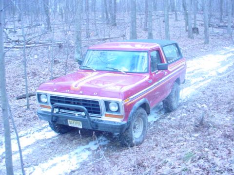 1979 Ford Bronco - Up the mountains in North Central PA
