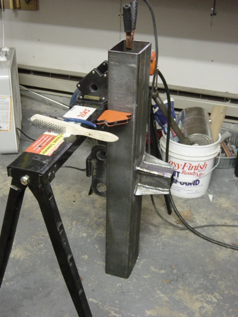 1991 Ford Bronco - Backside cooling down after finish welding.