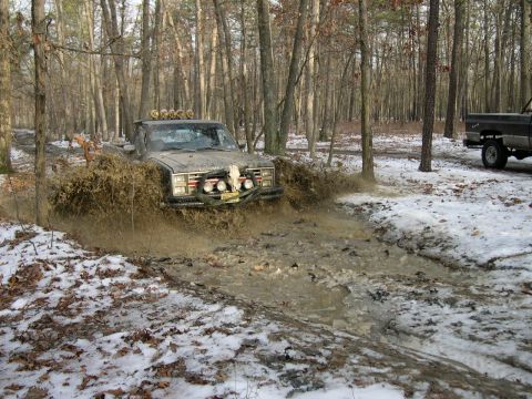 1978 Chevrolet C/K Pickup - Ripping it up after I got Dan out