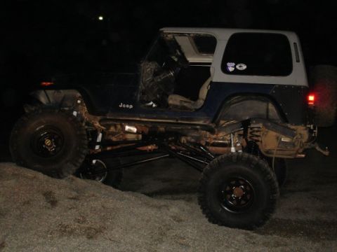 1995 Jeep YJ - Just out of the shop for it's first time on a rock pile... gorgeous