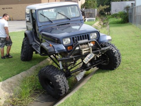 1995 Jeep YJ - You have to admire the flex