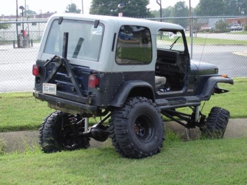 1995 Jeep YJ - She flexes every which way, anything i can throw at her.