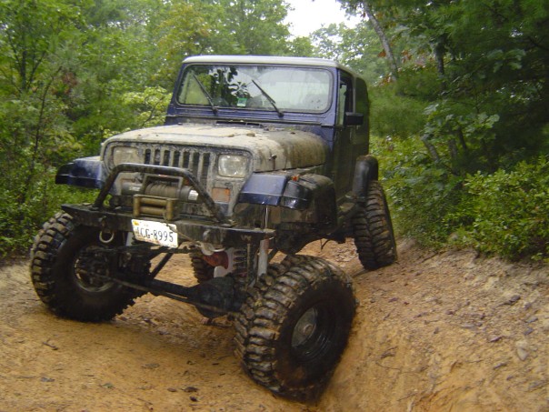 And yes, that's me chillin under it.  Never thought my Jeep would make 37's look small