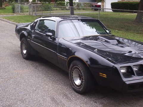 1979 Pontiac Trans Am - This 1979 Pontiac Trans Am features a distinctive hood scoop and body lines.