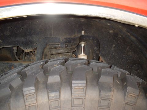 1995 Ford F-150 - A tread shot.