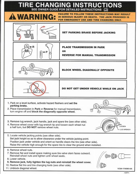 2000 Ford Excursion - X tire/lug supplimental front