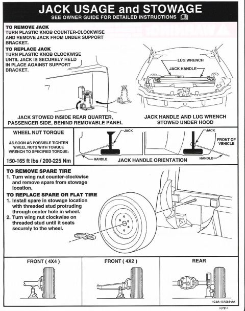2000 Ford Excursion - X tire/lug supplimental back