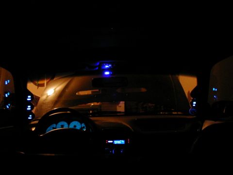 1995 Ford Probe - All Guages at Night