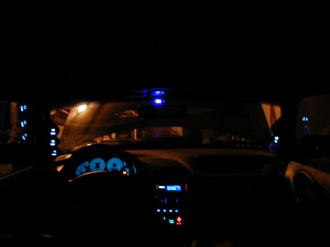 1995 Ford Probe - All Gauges at night