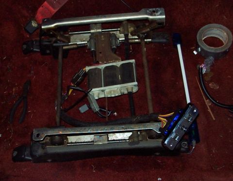 1985 Ford LTD Crown Victoria - driver and passenger seat tracks are interchangable. The seat controll switches are not, unless you dont mind one of them operating backwar…
