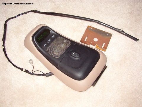 1983 Ford Bronco - SOLD Overhead Console from tan Explorer with sunroof. Temperature sensor not included, but available from Ford. Ships as 15x7x7" @ 3 l…