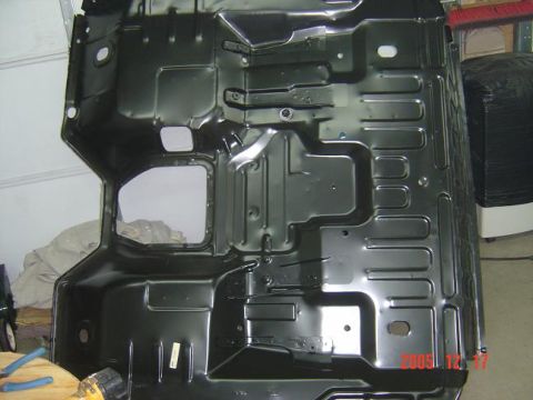 1989 Ford Bronco - Study new floor for obstructions.