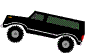1983 Ford Bronco - This is a drawing of a black SUV from the side.