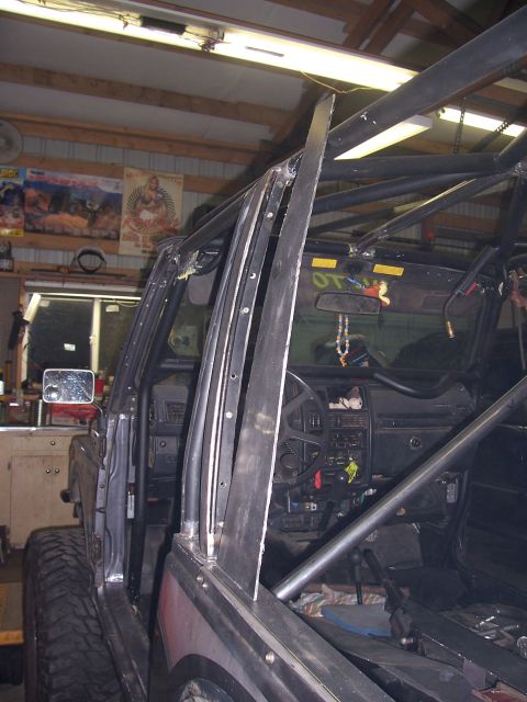 1988 Suzuki Samurai - targa before skinned