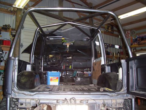 1988 Suzuki Samurai - cage before welding 2
