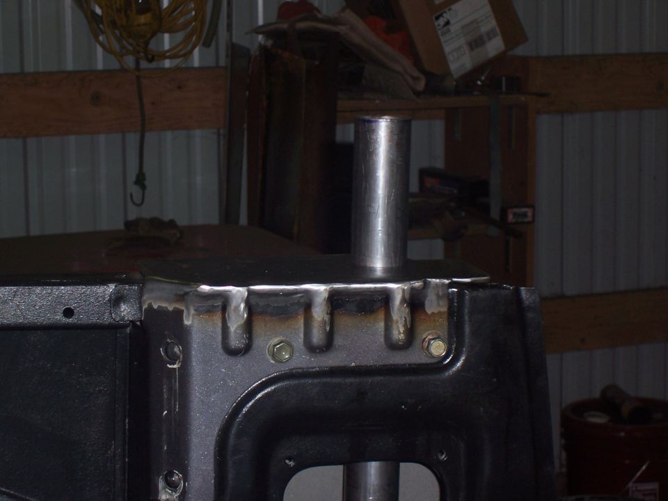 fitting the tube in the body :)