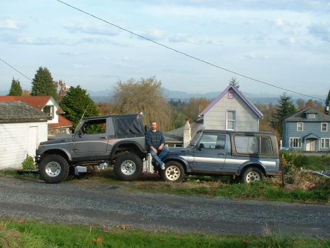1988 Suzuki Samurai - My old LWB & greysami