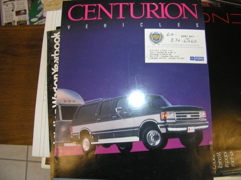 1993 Ford C-350 (Centurion Conversions) - factory brochure