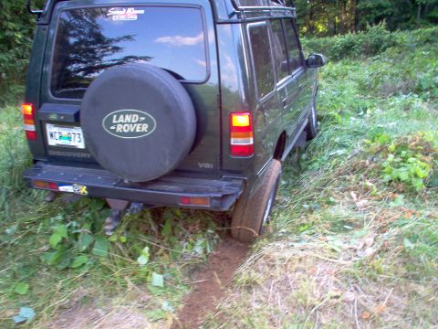 1983 Ford Bronco - Even the property owner had some trouble in his Disco.
