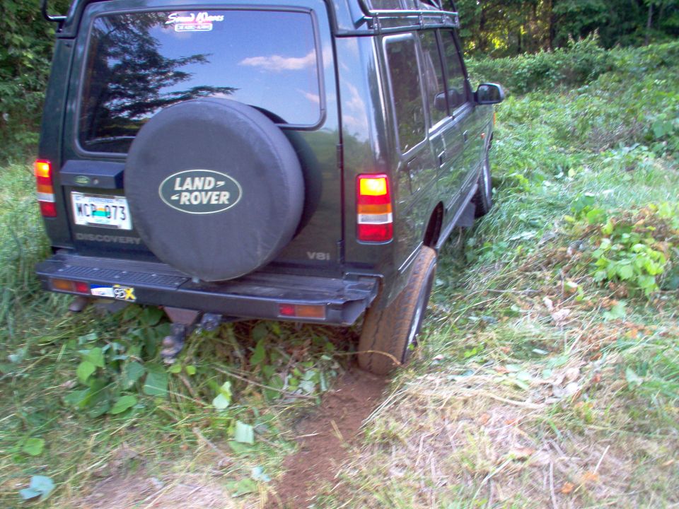 Even the property owner had some trouble in his Disco.