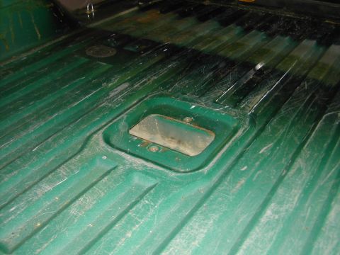 1993 Ford Bronco - removed backseat bracketry