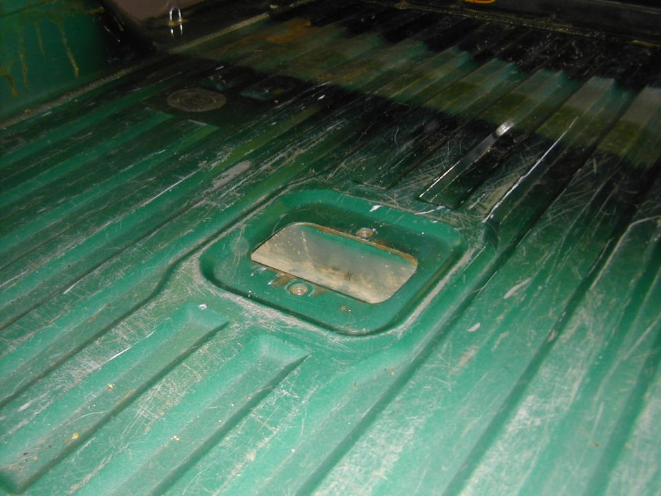 removed backseat bracketry
