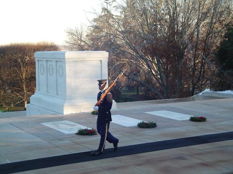 1994 Ford Bronco - A soldier stands guard at the Tomb of the Unknown Soldier, a solemn monument to fallen heroes.