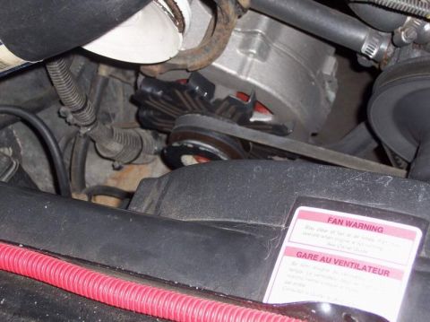 1983 Ford Bronco - This is the 140 Amp 1G I had previously installed.