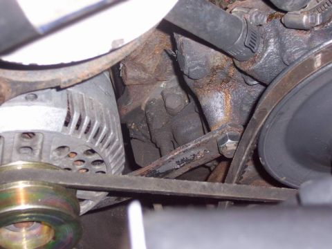 1983 Ford Bronco - Bracket now fits just fine.