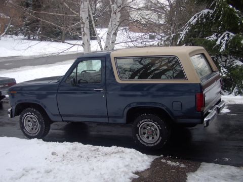 1986 Ford Bronco - All rustproofed, painted and ready for salt again.