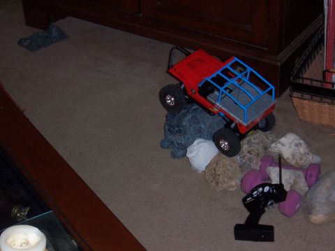 1999 Jeep TJ - mine leaving the coarse