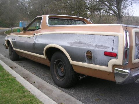 1975 Ford Ranchero - Since I have done all this work I have had a little bit of a traction issue and had to get new tires on the back end.