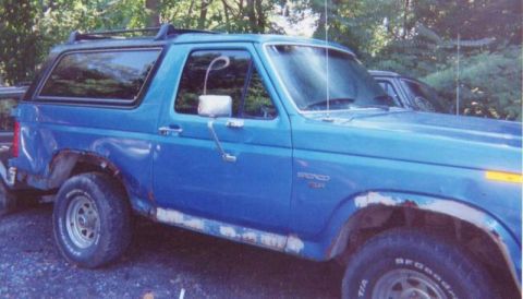 1983 Ford Bronco - This Bronco gave up most of the interior trim installed in Rosie after the first round of body work.