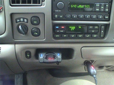 2004 Ford Excursion - How I mounted my Prodigy brake controller. The controller can be removed as I have installed the mount that came with the Prodigy inside of…