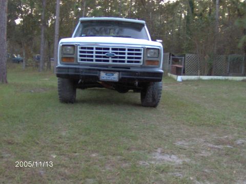 1983 Ford Bronco - This truck has a grille design consistent with the early 1980s Ford F-Series models.