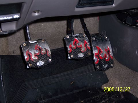 1991 Ford Probe - Lighted pedals soon to be removed.