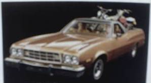 1973 Ford Ranchero - Blurry clip from an authentic 1973 ad.