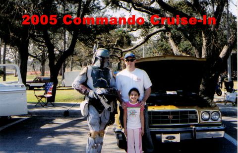 1973 Ford Ranchero - Boba Fett and daughter at 2005 Commando Cruise-In