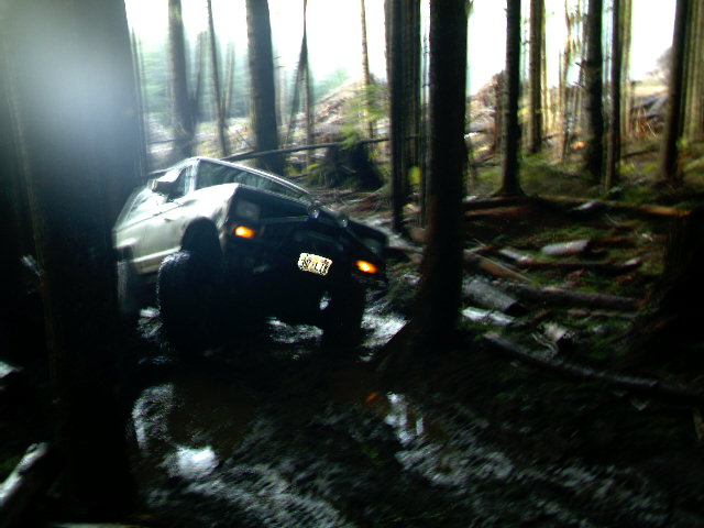 this was the start of the trail we had lost one truck by then