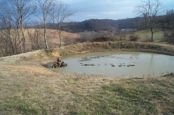 He gave it all it had and sunk it to the seat. (After alot of beer and peer pressure)  I heard only 1 truck tried it this weekend and needed a rope out.