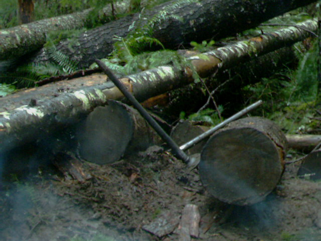 We found theses D-35 axles and a loc-rite along side the trail note splines were twisted off
