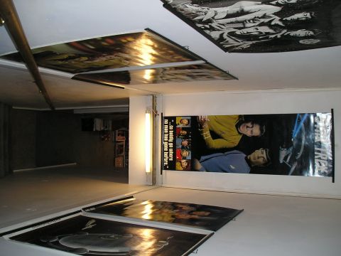 1984 Pontiac Fiero - Looking down the stairs into the collection room