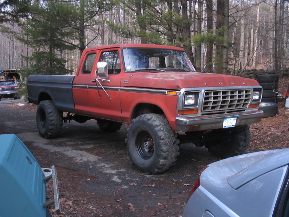 79 f250 supercab,dana 60's,400,4spd,4" lift,38" swampers