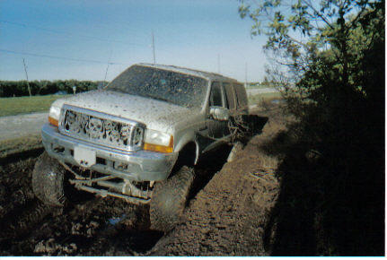 2000 Ford Excursion - ummmm kinda deep