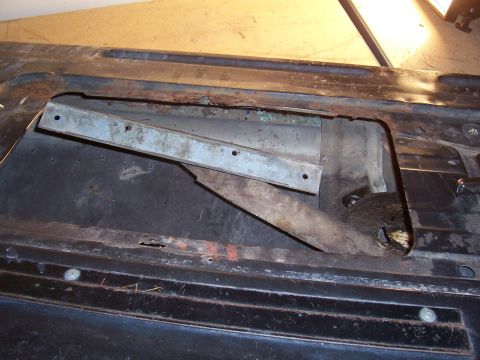 1978 Ford Bronco - This is the window holder with the window removed. Removal is easy. Just undo four nuts and lift off. Remove the old grease and use new gre…