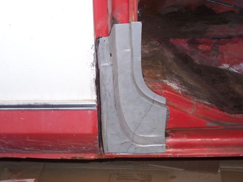1978 Ford Bronco - Test fitting of the replacement panel
