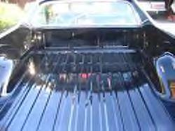 1972 Ford Ranchero - Rear view of a 1972 Ford Ranchero pickup truck bed.