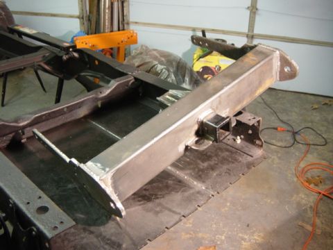 1991 Ford Bronco - All done except the top plate and the reinforcement around the shackle points. Oh, and still need four more holes in the frame and the brac…