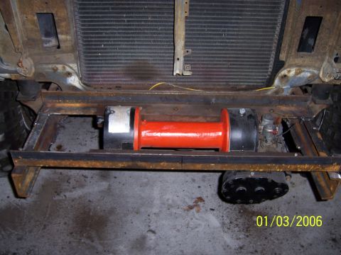 1985 Ford Bronco - winch in